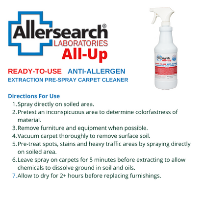Allersearch All-Up Pre-Spray Carpet Cleaner 32 oz