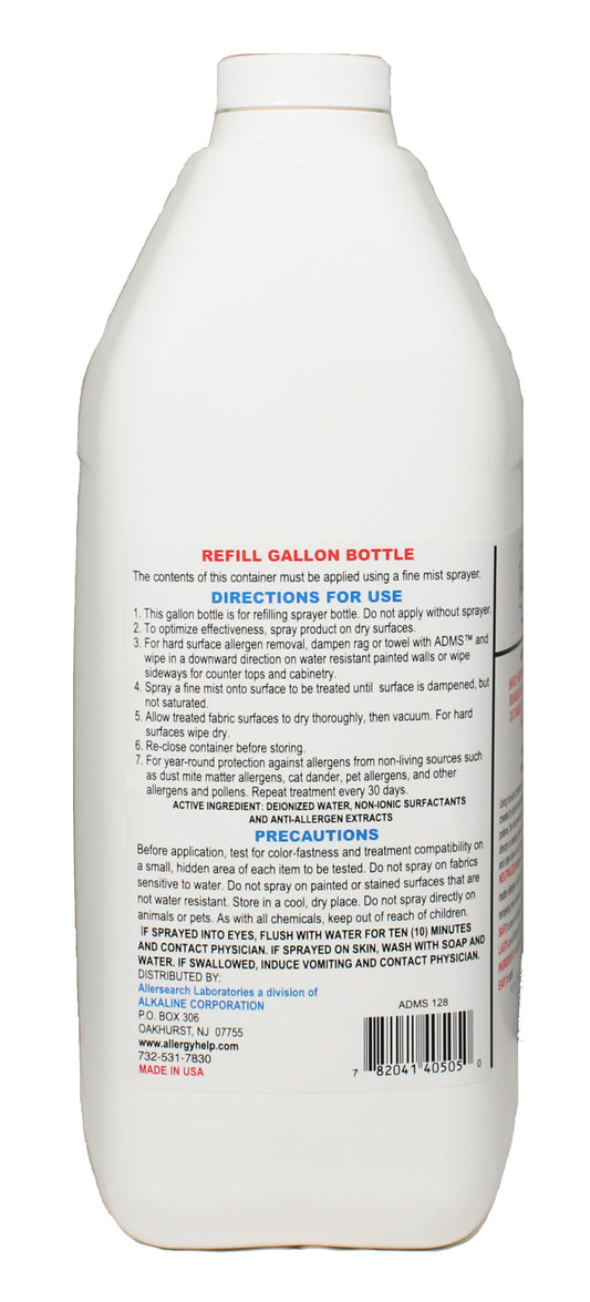 Allersearch ADMS Anti-Allergen Spray 128 oz refill
