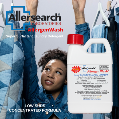 Allersearch Allergen Wash Super Surfactant Laundry Detergent 128 oz