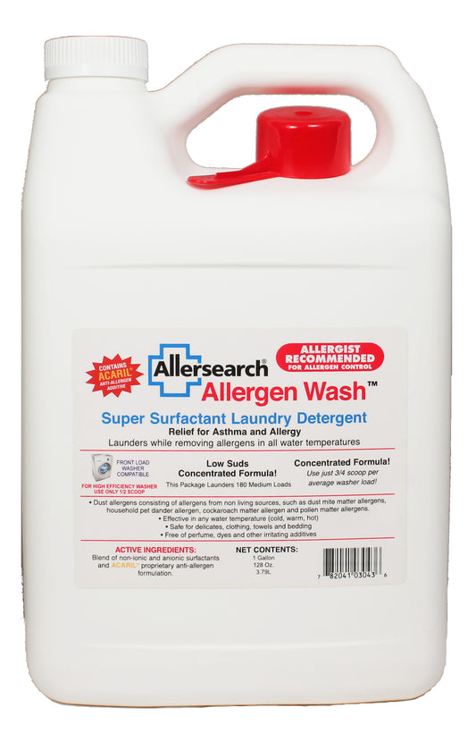 Allersearch Allergen Wash Super Surfactant Laundry Detergent 128 oz