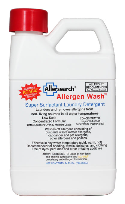 Allersearch Allergen Wash Super Surfactant Laundry Detergent 24 oz