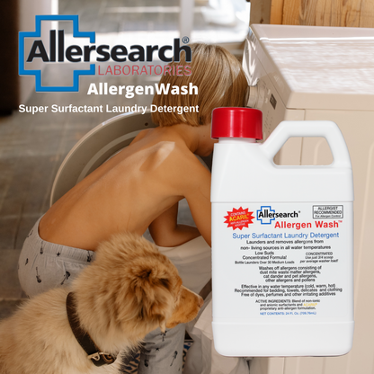 Allersearch Allergen Wash Super Surfactant Laundry Detergent 128 oz
