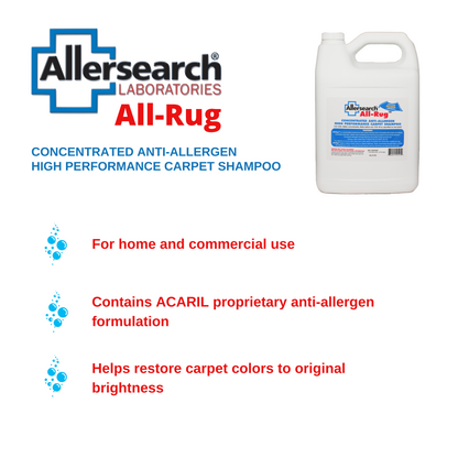 Allersearch All-Rug Anti-Allergen Carpet Shampoo 128 oz