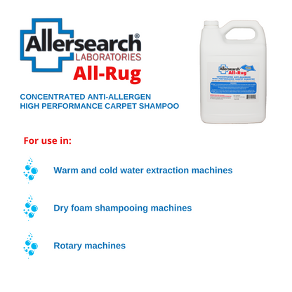 Allersearch All-Rug Anti-Allergen Carpet Shampoo 128 oz