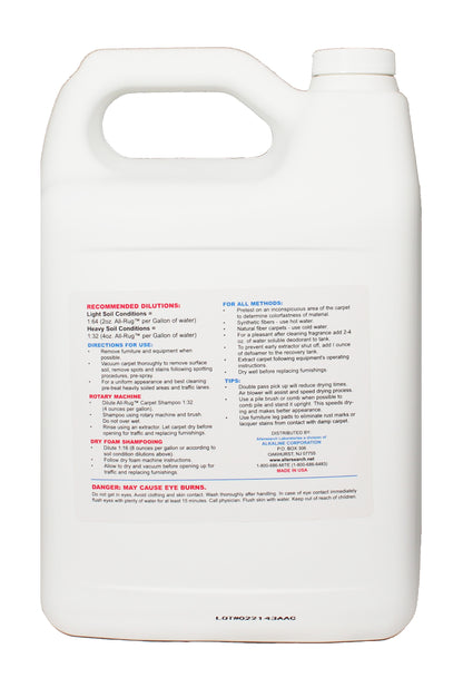 Allersearch All-Rug Anti-Allergen Carpet Shampoo 128 oz