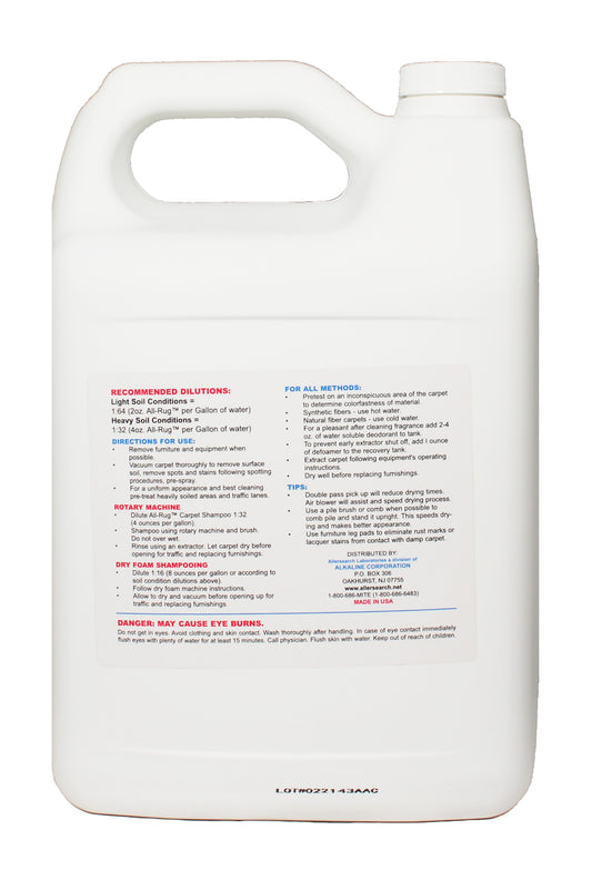 Allersearch All-Rug Anti-Allergen Carpet Shampoo 128 oz