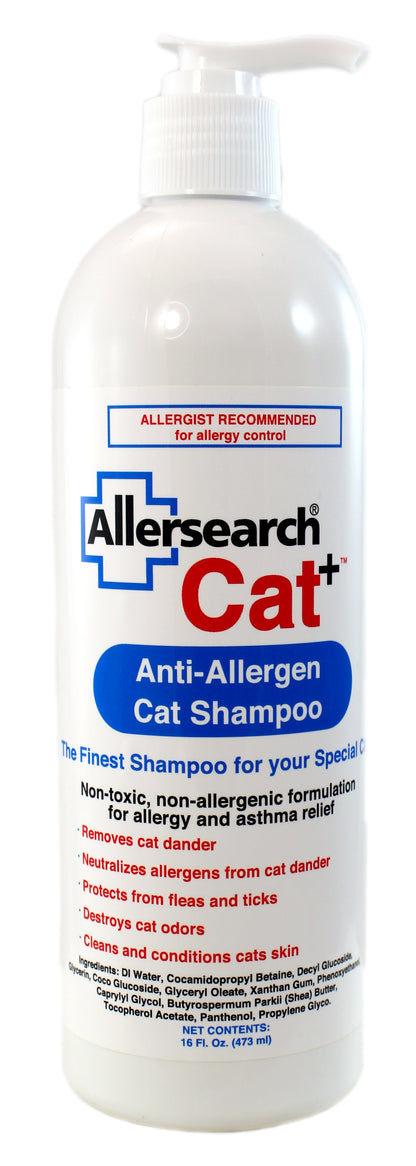 Allersearch Cat+ Anti-Allergen Cat Shampoo 16 oz