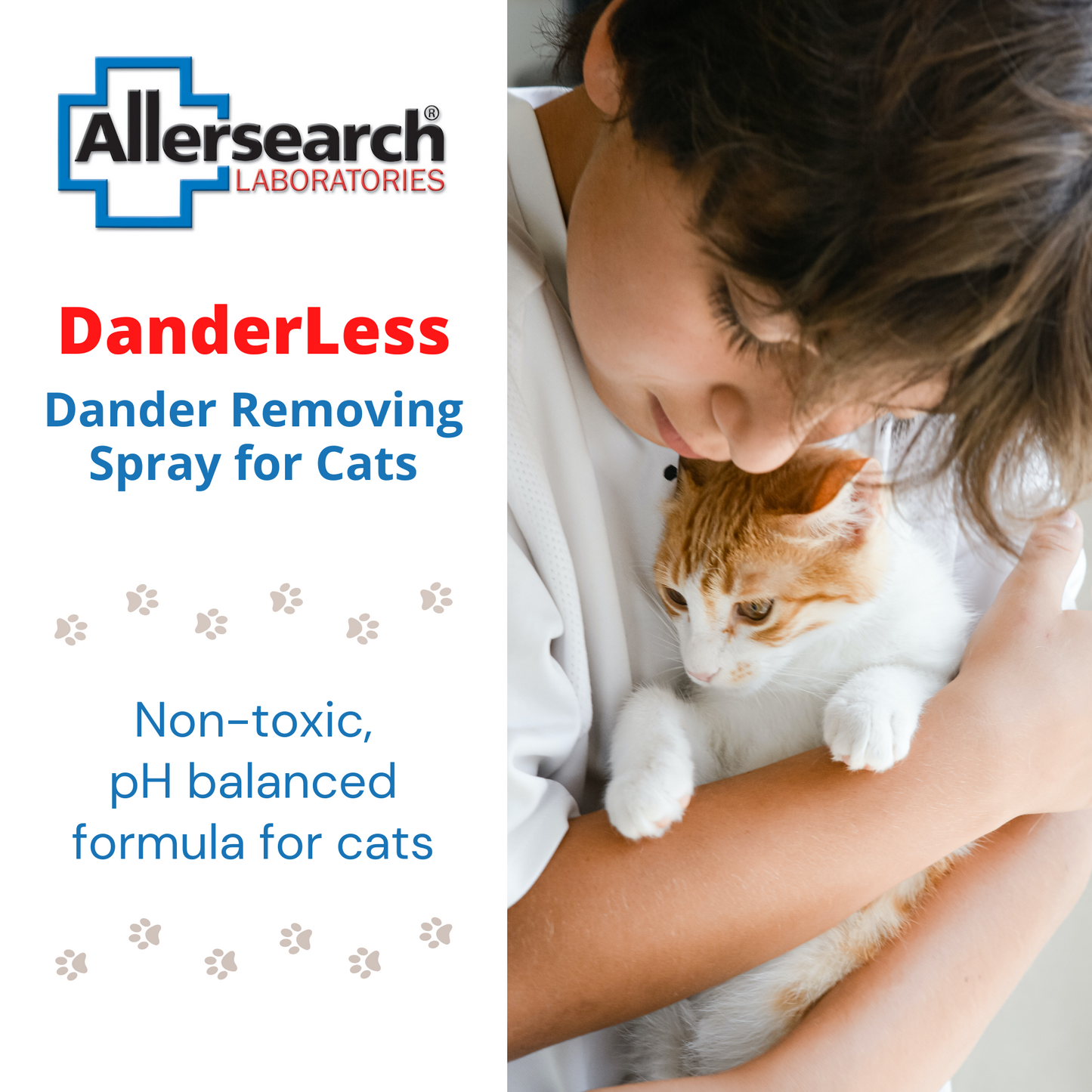Allersearch DanderLess Dander Removing Spray for Cats 16 oz