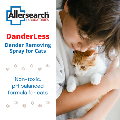 Allersearch DanderLess Dander Removing Spray for Cats 16 oz
