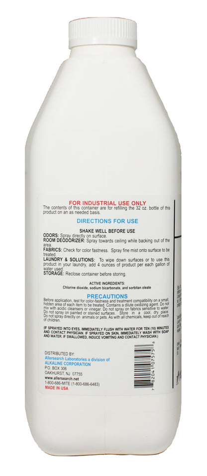 Allersearch ODRX Odor Eliminator Spray 128 oz refill