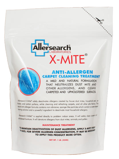 Allersearch X-Mite Anti-Allergen Carpet Cleaning Treatment