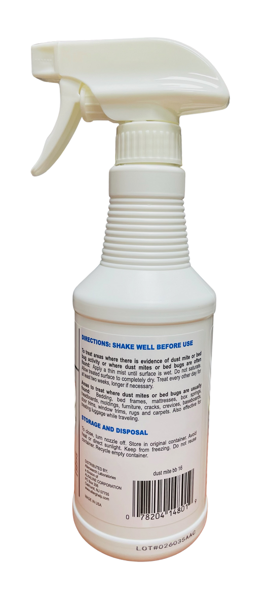 Allersearch Dust Mite and Bed Bug Spray 16 oz